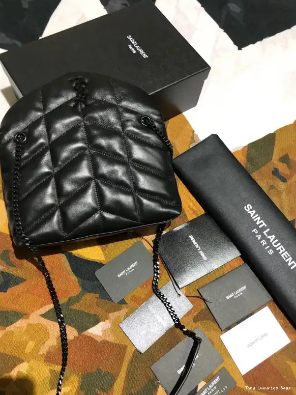 Tony Luxuries YSL SMALL CHAIN MINI PUFFER BAG 0607